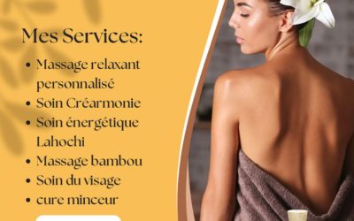 Les bienfaits du massage …