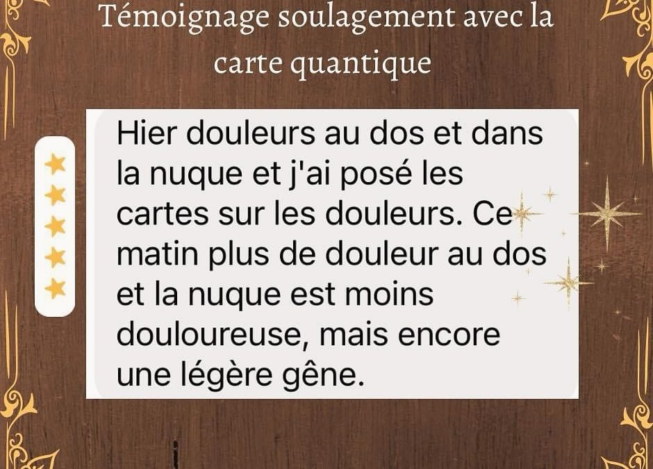 Témoignage douleurs 😫…